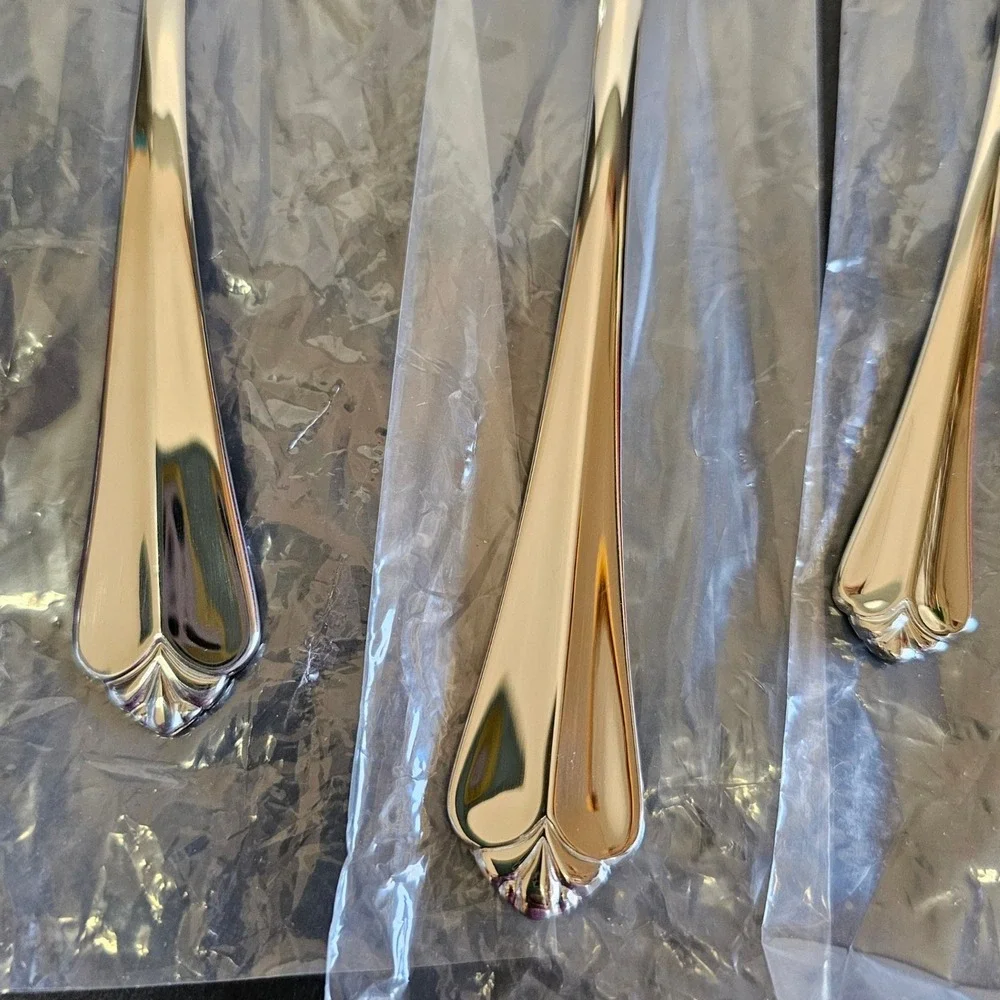 Oneida Juilliard 3 Pc Hostess Set Heirloom Stainless 18/10 Sugar, Serving & Ladl